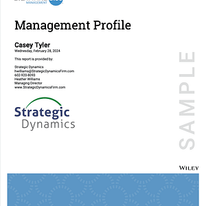 Everything DiSC Management Profile