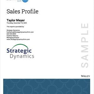 Everything DiSC Sales Assessment