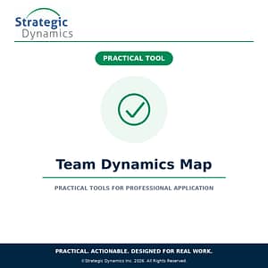Strategic Dynamics Team Dynamics Map for team strengths, gaps, working patterns, and collaboration